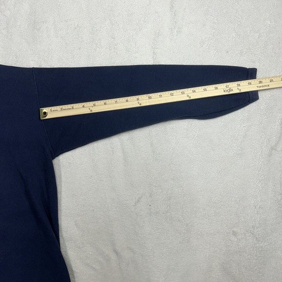 Vintage Lee Sport Women’s Cleveland Indians Navy Blue Sweatshirt Size Medium - Picture 7 of 8